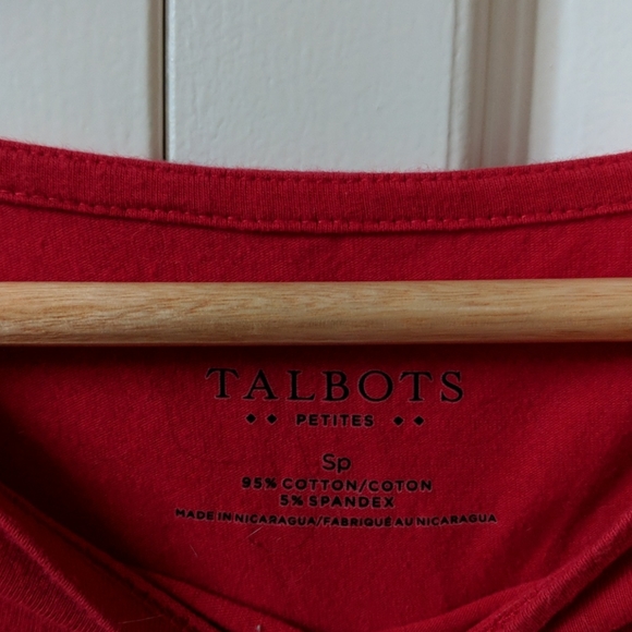 Talbots Red Top - Picture 2 of 4